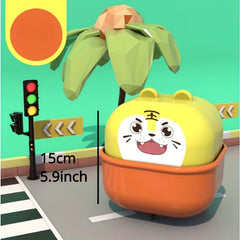 Toddler Baby Animal Racing Car Set First Birthday Gift
