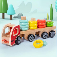Shape Recognition Building Blocks Train Puzzle Toy