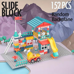 DIY Wooden Table Accessories Large Building Blocks Puzzle Toy