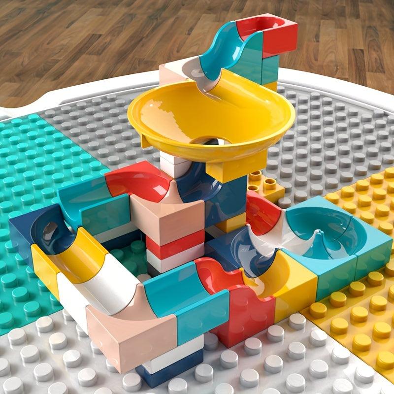 DIY Wooden Table Accessories Large Building Blocks Puzzle Toy