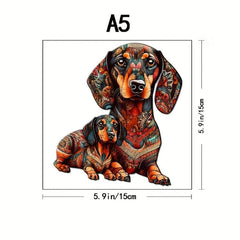 Maternal Love Wooden Puzzle Unique Shape High Puzzle For Adults