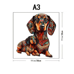 Maternal Love Wooden Puzzle Unique Shape High Puzzle For Adults