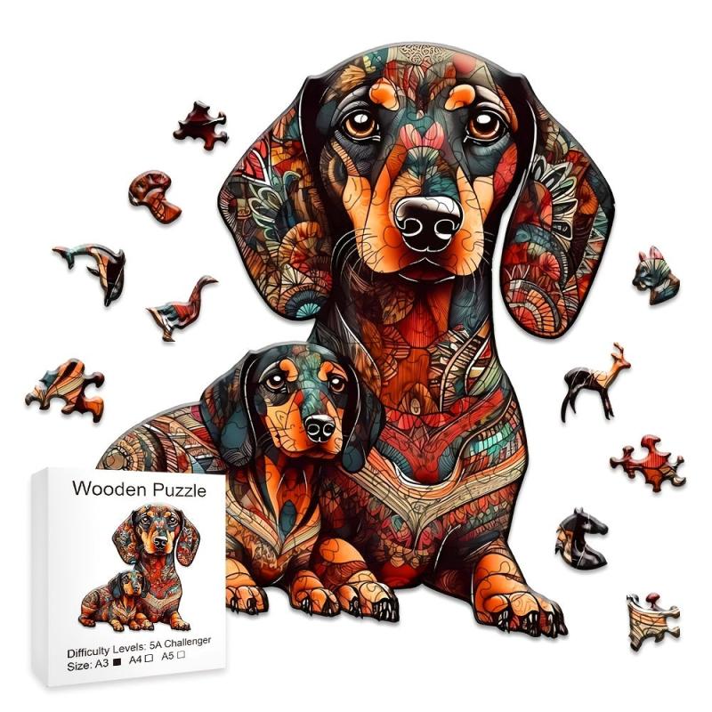 Maternal Love Wooden Puzzle Unique Shape High Puzzle For Adults