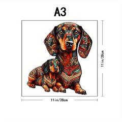 Maternal Love Wooden Puzzle Unique Shape High Puzzle For Adults