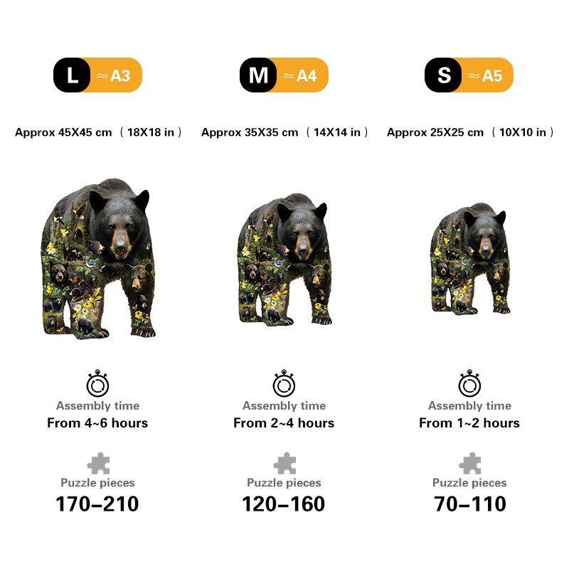 Bear House Puzzle - Creative Gift for Kids and Adults
