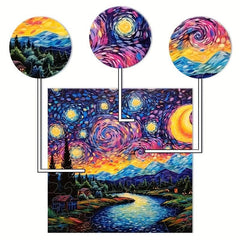 Landscape Painting Wooden Jigsaw Puzzle Family Game