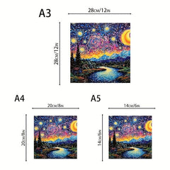 Landscape Painting Wooden Jigsaw Puzzle Family Game