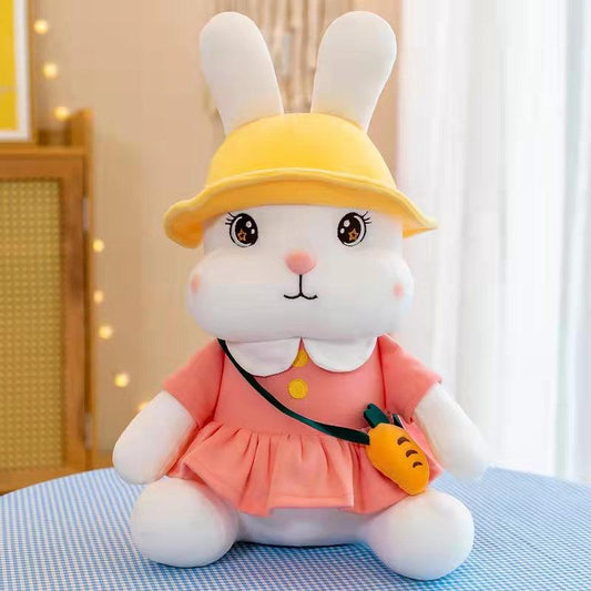 Backpack Rabbit Plush Doll Toy Bunny Doll Children's Birthday Gift