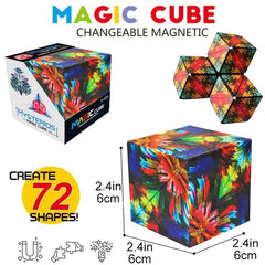 Magnetic Deformation Geometric Magic Square Training Space