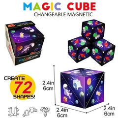 Magnetic Deformation Geometric Magic Square Training Space