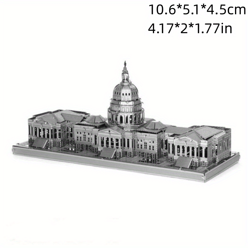 Metal Toy Castle Model 3D Puzzle Building Kit