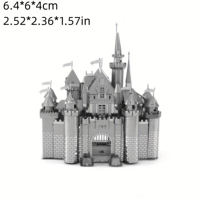 Metal Toy Castle Model 3D Puzzle Building Kit