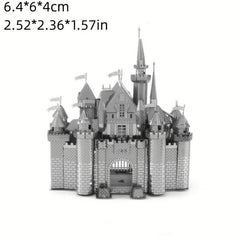 Metal Toy Castle Model 3D Puzzle Building Kit