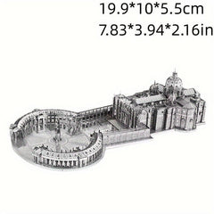 Metal Toy Castle Model 3D Puzzle Building Kit