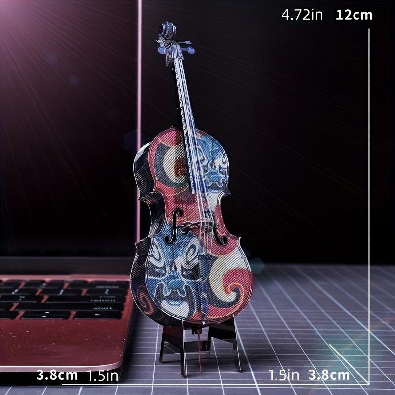 Metal Toy Piano Model 3D Puzzle Musical Instrument Game