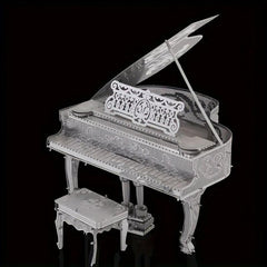 Metal Toy Piano Model 3D Puzzle Musical Instrument Game