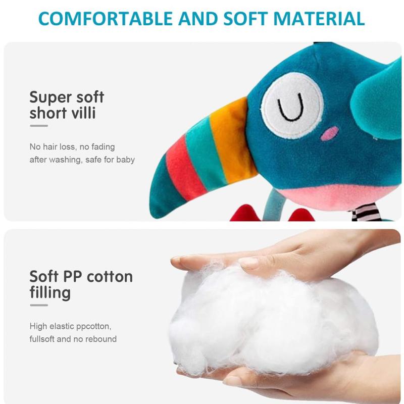 Baby Stroller Hanging Toy Woodpecker Teether Rattle Shower