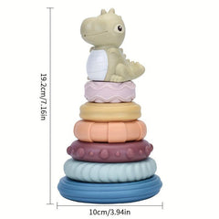 Montessori Dino Stacking Toys for Toddlers