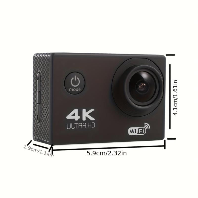 Ultra HD Underwater Action Camera 140u00b0 Wide Angle