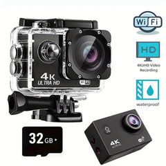 Ultra HD Underwater Action Camera 140u00b0 Wide Angle