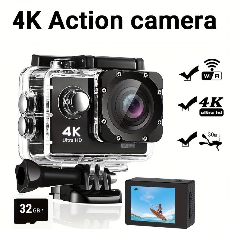 Ultra HD Underwater Action Camera 140u00b0 Wide Angle