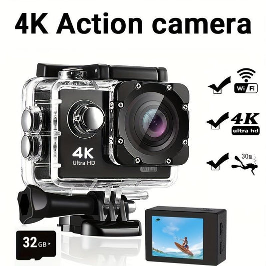 Ultra HD Underwater Action Camera 140u00b0 Wide Angle