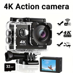 Ultra HD Underwater Action Camera 140u00b0 Wide Angle