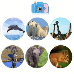 4pcs Camera Toy Pretend Play Prop with Images in Viewfinder Kaleidoscopes