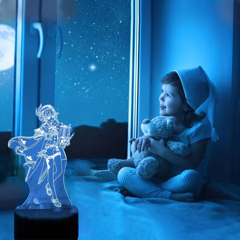3D Human-Shaped Night Light 16 Colors with Remote - Gift Ideas for Toddlers
