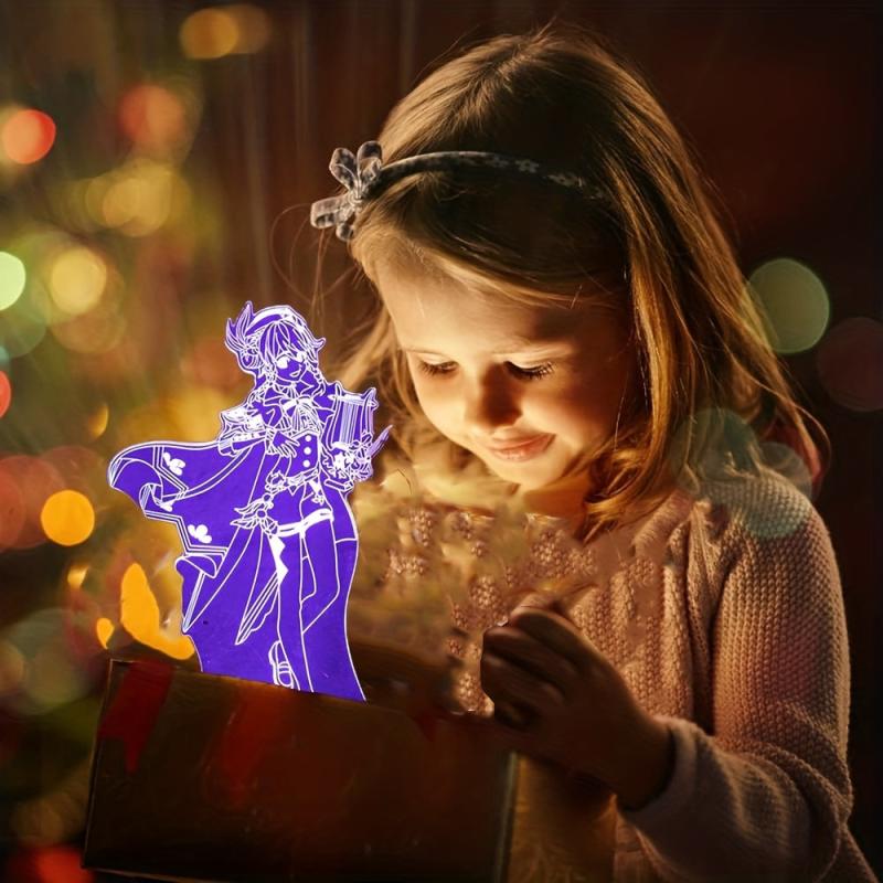 3D Human-Shaped Night Light 16 Colors with Remote - Gift Ideas for Toddlers