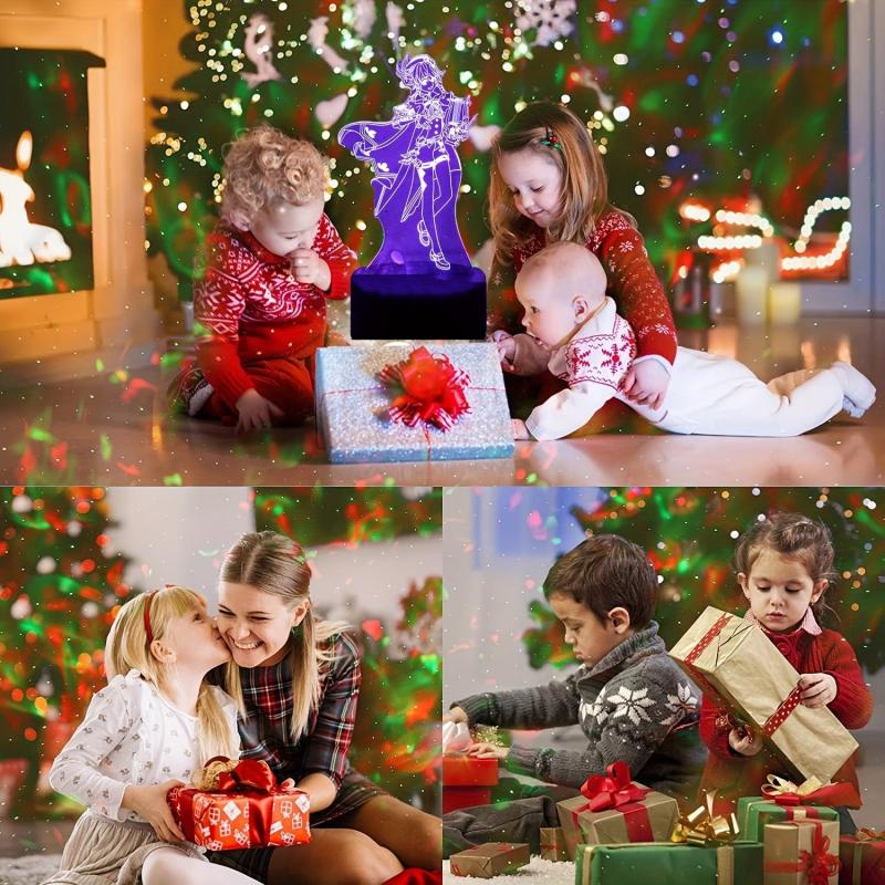 3D Human-Shaped Night Light 16 Colors with Remote - Gift Ideas for Toddlers