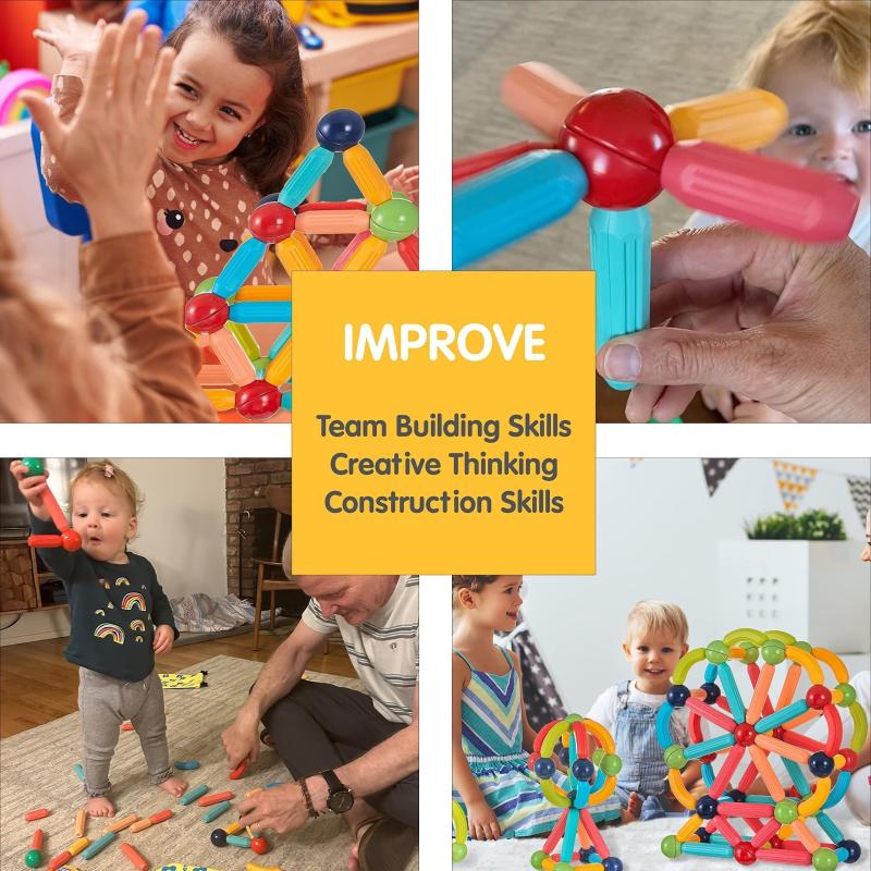 18pcs 46pcs Magnetic Stick Building Blocks Educational Toys Gift