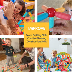 18pcs 46pcs Magnetic Stick Building Blocks Educational Toys Gift