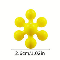 Plum Blossom Snowflake Building Blocks DIY Puzzle Tree Trunk Toy
