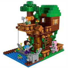 Kids Tree House Puzzle Assembly Village House Toy