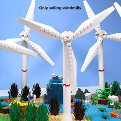 DIY Windmill Model Building Block Toy Educational Toy For Children