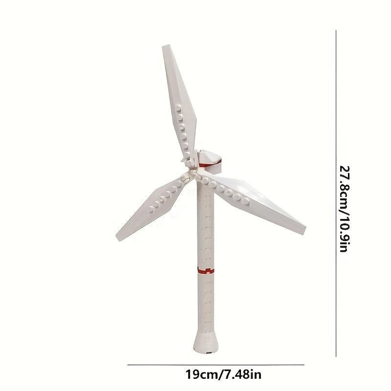 DIY Windmill Model Building Block Toy Educational Toy For Children
