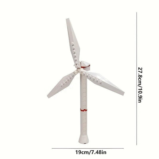 DIY Windmill Model Building Block Toy Educational Toy For Children