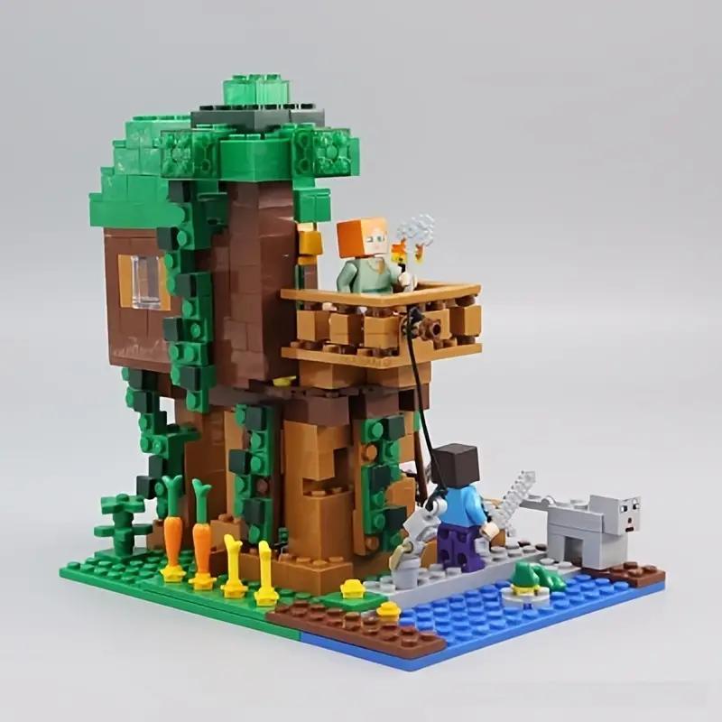 Wooden Tree House Toys for Kids' Enlightenment