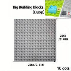 Plastic Building Blocks Base Figure City Classic Toy Construction Base