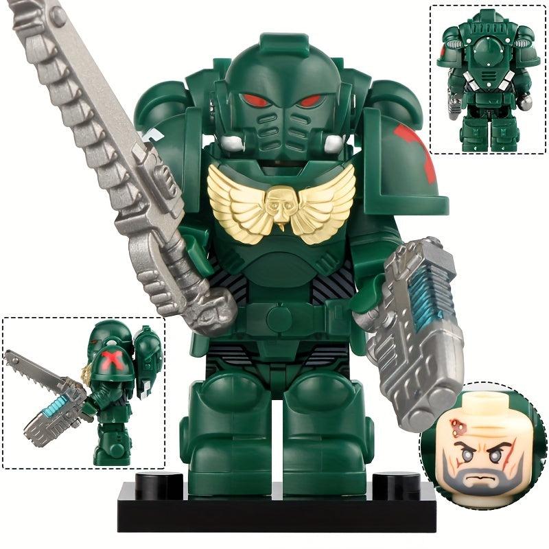 DIY Mini Star Warrior Robot with Block Figures Toys