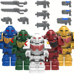 DIY Mini Star Warrior Robot with Block Figures Toys