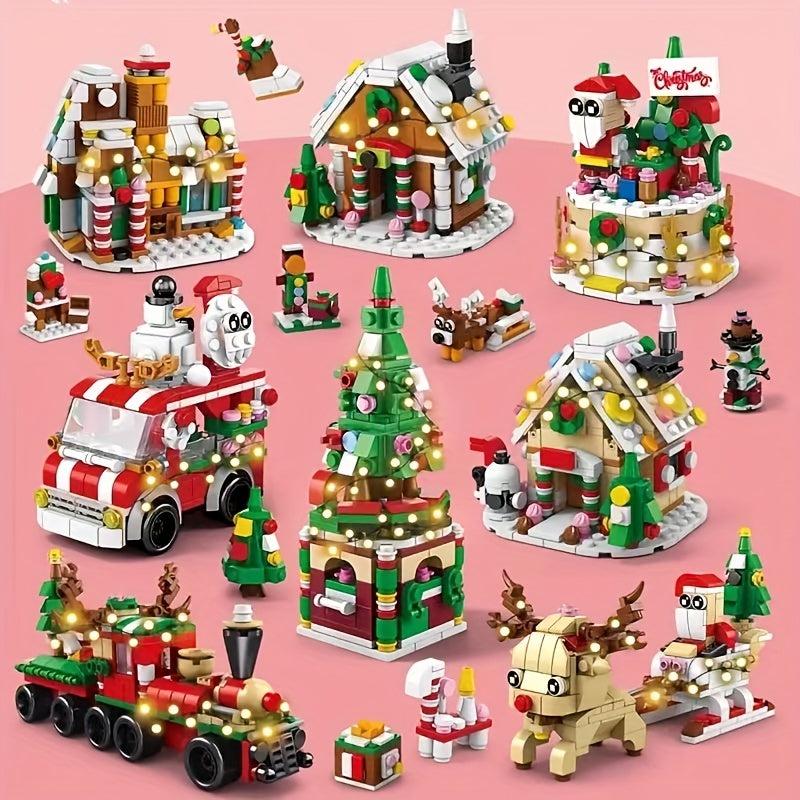 Christmas Building Blocks Set Toys Decoration Gift