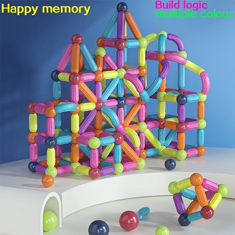 Large Magnetic Building Blocks Set for Kids