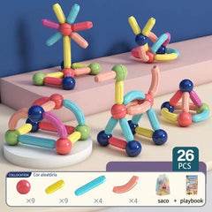 Large Magnetic Building Blocks Set for Kids