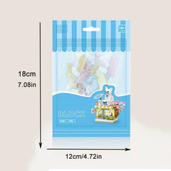 Mini Building Blocks DIY Pet Shop Coffee Fruit Shop