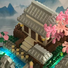 3200 pcs Building Blocks Set Tree House Waterfall Pond