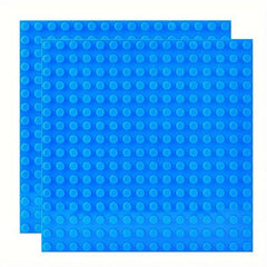 2pcs Small Double-sided Base Plate Building Blocks, 16x16 Dot