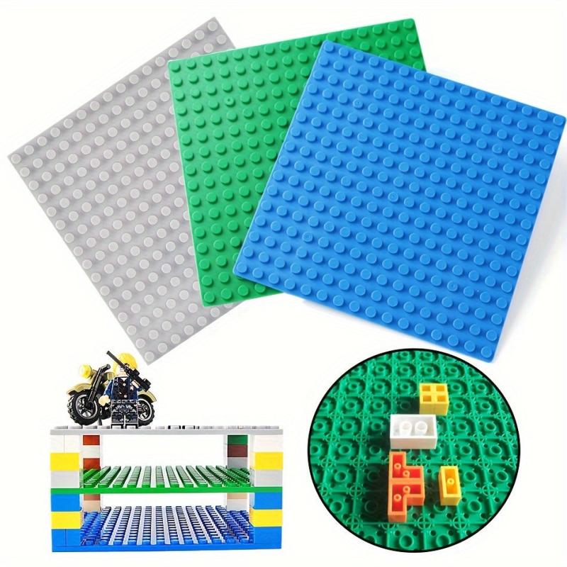 2pcs Small Double-sided Base Plate Building Blocks, 16x16 Dot
