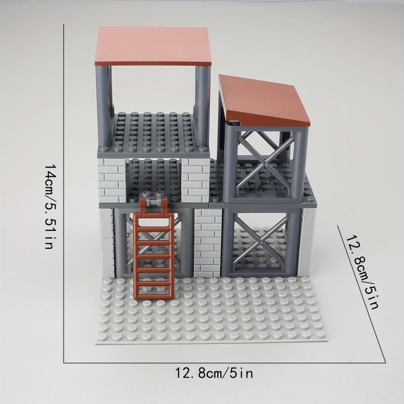 Military Base Fort Combat Soldiers Building Blocks